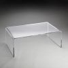 Clear Rectangle Center Coffee Tables (Photo 12 of 15)