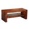 Espresso Wood Trunk Console Tables (Photo 5 of 15)