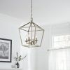 Four-Light Antique Silver Chandeliers (Photo 10 of 15)