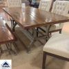 Iron Wood Dining Tables With Metal Legs (Photo 18 of 25)