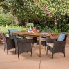 Jaxon Grey 7 Piece Rectangle Extension Dining Sets With Wood Chairs (Photo 7 of 25)