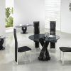 Round Black Glass Dining Tables And Chairs (Photo 23 of 25)