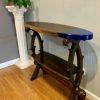 Rustic Walnut Wood Console Tables (Photo 13 of 15)