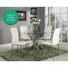 Cheap Glass Dining Tables And 4 Chairs (Photo 14 of 25)