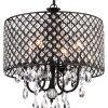 Black Shade Chandeliers (Photo 7 of 15)