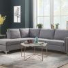 Gneiss Modern Linen Sectional Sofas Slate Gray (Photo 8 of 25)