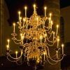 Metal Ball Candle Chandeliers (Photo 8 of 15)