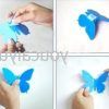 Diy 3D Wall Art Butterflies (Photo 7 of 15)