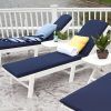 Armless Outdoor Chaise Lounge Chairs (Photo 15 of 15)