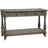 Rustic Walnut Wood Console Tables (Photo 8 of 15)