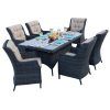 Valencia 72 Inch 7 Piece Dining Sets (Photo 6 of 25)