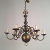 Old Brass Chandelier (Photo 7 of 15)