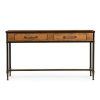 Smoked Barnwood Console Tables (Photo 13 of 15)