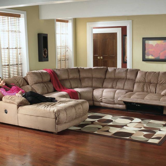 15 Ideas of Sectional Sofas with Recliners and Chaise
