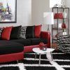 Red Black Sectional Sofas (Photo 7 of 15)