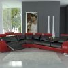 Red Black Sectional Sofas (Photo 8 of 15)