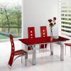 Red Dining Table Sets (Photo 4 of 25)