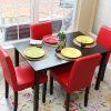Red Dining Table Sets (Photo 16 of 25)