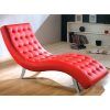 Red Leather Chaises (Photo 10 of 15)