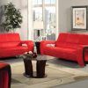 Red Leather Couches For Living Room (Photo 2 of 15)