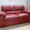 Red Leather Couches And Loveseats (Photo 13 of 15)