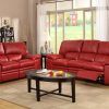 Red Leather Couches And Loveseats (Photo 12 of 15)