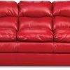 Red Leather Couches (Photo 10 of 15)