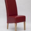 Red Leather Dining Chairs (Photo 4 of 25)