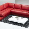 Red Leather Sectional Couches (Photo 10 of 15)