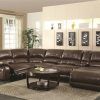 Red Leather Sectional Sofas With Recliners (Photo 9 of 15)