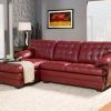 Red Leather Sectionals With Chaise (Photo 3 of 15)
