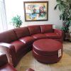 Red Leather Sectionals With Ottoman (Photo 11 of 15)