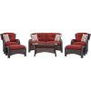 Red Patio Conversation Sets (Photo 6 of 15)