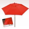 Red Patio Umbrellas (Photo 12 of 15)