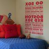 Red Sox Wall Decals (Photo 5 of 15)