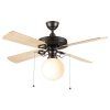 Outdoor Ceiling Fans With Schoolhouse Light (Photo 9 of 15)