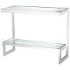 Silver Mirror And Chrome Console Tables (Photo 12 of 15)