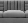 Riley Retro Mid-Century Modern Fabric Upholstered Left Facing Chaise Sectional Sofas (Photo 15 of 25)