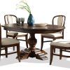 Caira Black 5 Piece Round Dining Sets With Diamond Back Side Chairs (Photo 4 of 25)