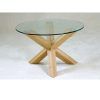 Round Glass Dining Tables With Oak Legs (Photo 7 of 25)