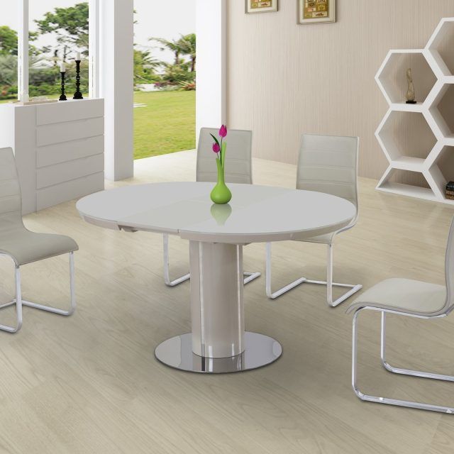 The 25 Best Collection of Round High Gloss Dining Tables