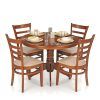 Round Oak Dining Tables And 4 Chairs (Photo 25 of 25)