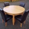 Round Oak Extendable Dining Tables And Chairs (Photo 22 of 25)