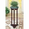 Cherry Pedestal Plant Stands (Photo 6 of 15)