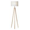 Rubberwood Standing Lamps (Photo 1 of 15)