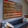 Wooden American Flag Wall Art (Photo 3 of 15)