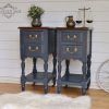Antique Blue Wood And Gold Console Tables (Photo 10 of 15)