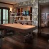 Rustic Mahogany Benchwright Dining Tables (Photo 16 of 25)