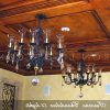 Rustic Black 28-Inch Four-Light Chandeliers (Photo 15 of 15)