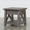 Rustic Gray End Tables (Photo 12 of 15)